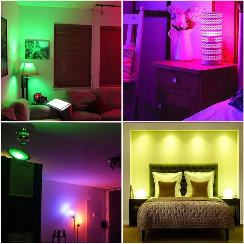 Alto-Falante Bluetooth LED 12W – Som Potente e Luzes Coloridas