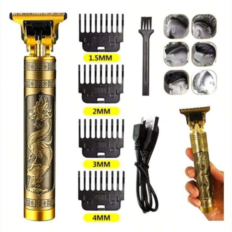 BarberPro X – Máquina de Barbeiro Elétrica 2 em 1 para Corte e Acabamento